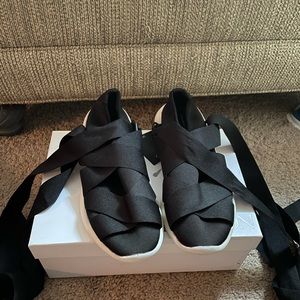 Zara ribbon beach shoe